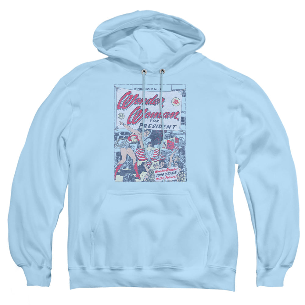 Dc - Ww For President - Adult Pull-over Hoodie - Light Blue