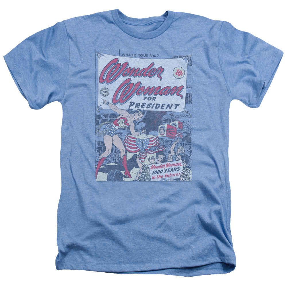 Dc - Ww For President - Adult Heather - Light Blue