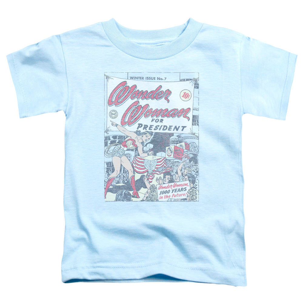 Dc - Ww For President - Short Sleeve Toddler Tee - Light Blue T-shirt