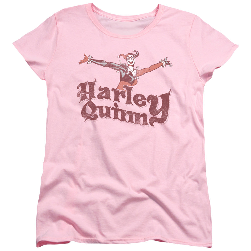 Dc - Harley Hop Vintage - Short Sleeve Womens Tee - Pink T-shirt