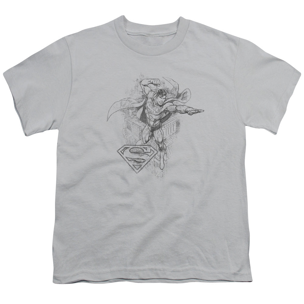 DC FLYING FLEX - S/S YOUTH 18/1 - SILVER T-Shirt