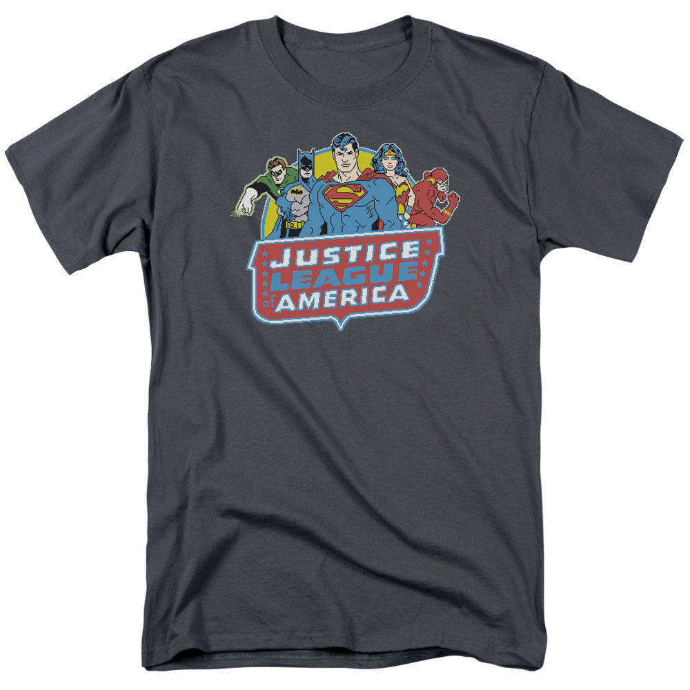 Dc - 8 Bit League - Short Sleeve Adult 18/1 - Charcoal T-shirt