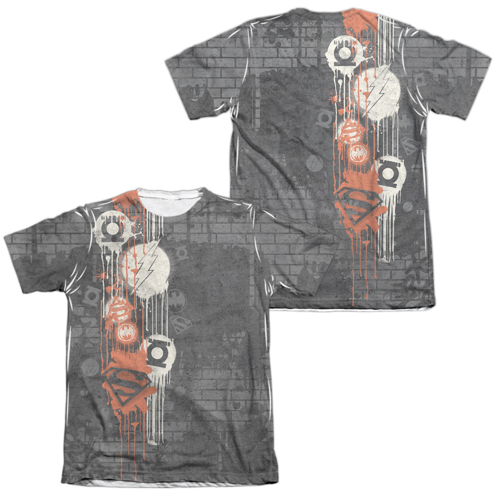 Dc - Oh The Urbanity (Front/back Print) - Adult 65/35 Poly/cotton Short Sleeve Tee - White T-shirt