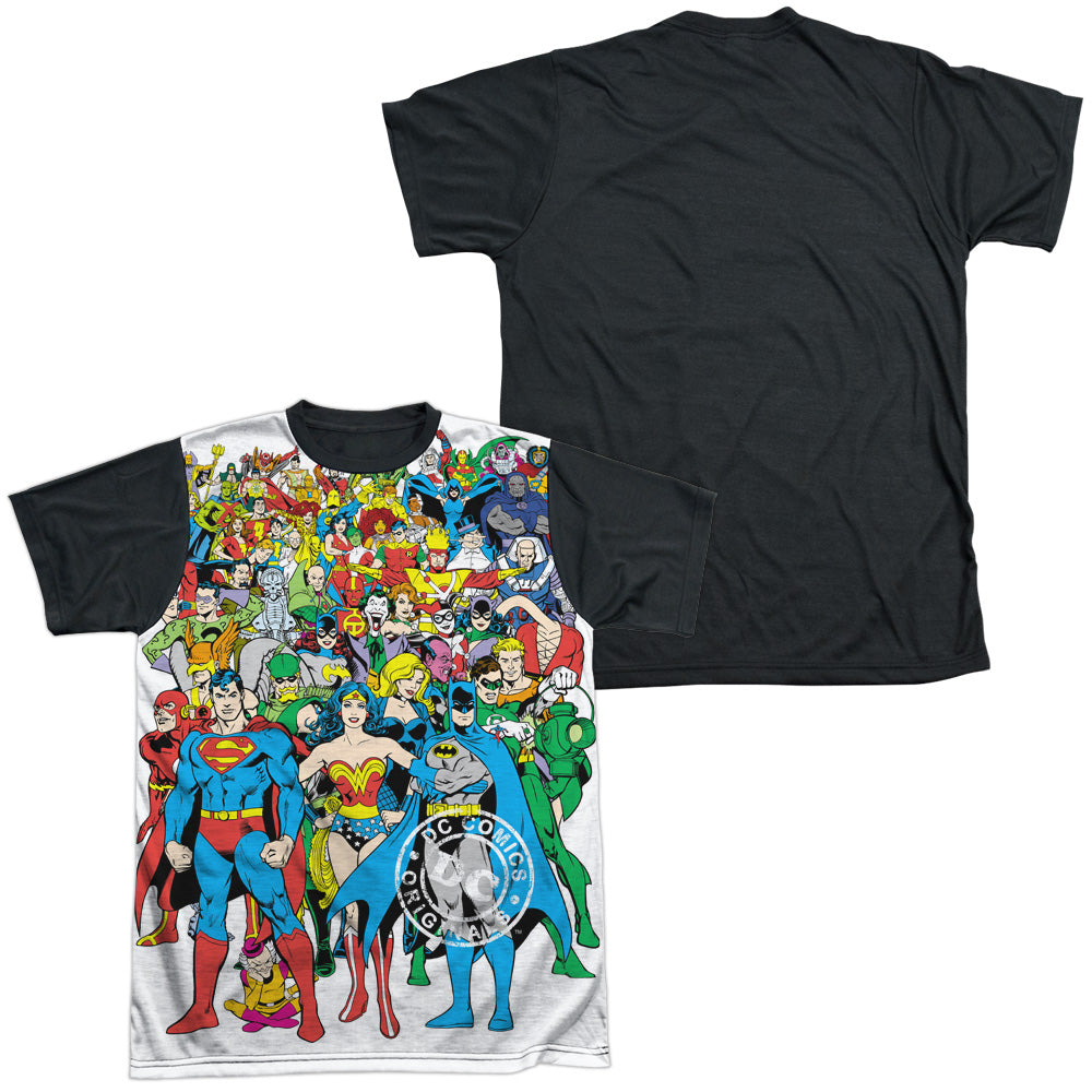 Dc - Original Universe - Short Sleeve Adult White Front Black Back - White T-shirt