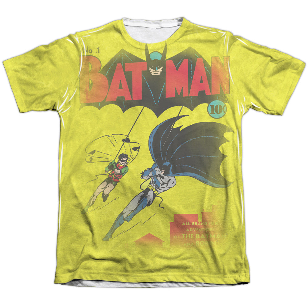 Dc - Batman Number One - Adult 65/35 Poly/cotton Short Sleeve Tee - White T-shirt