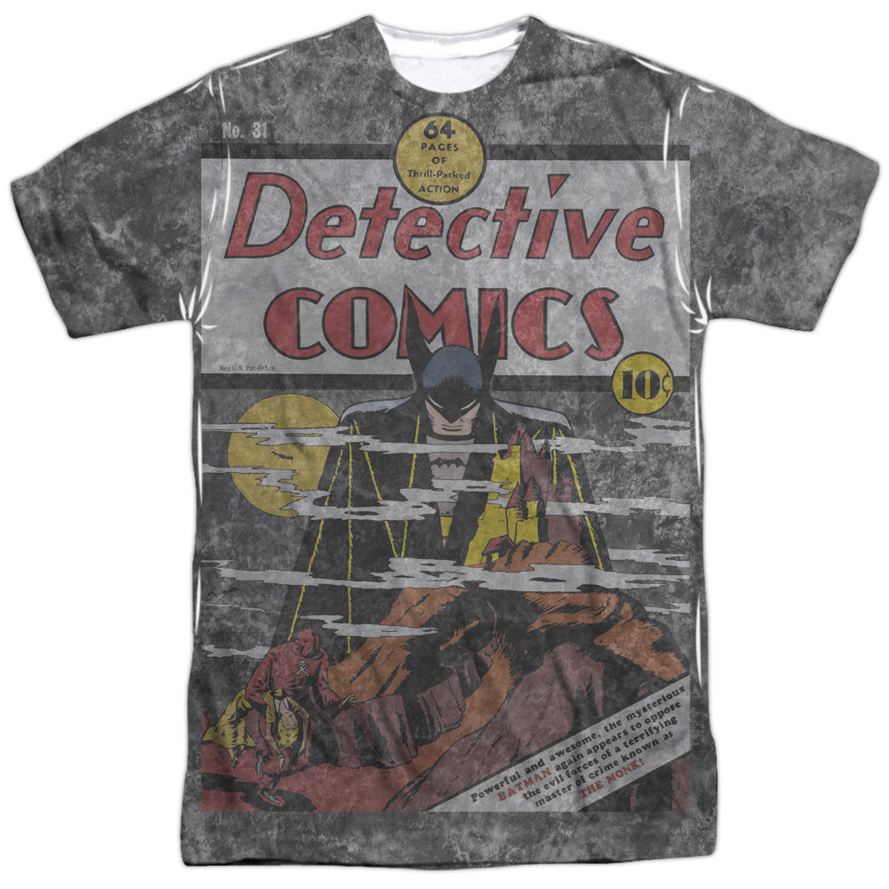Dc - Detective #31 Cover - Short Sleeve Adult 100% Poly Crew - White T-shirt