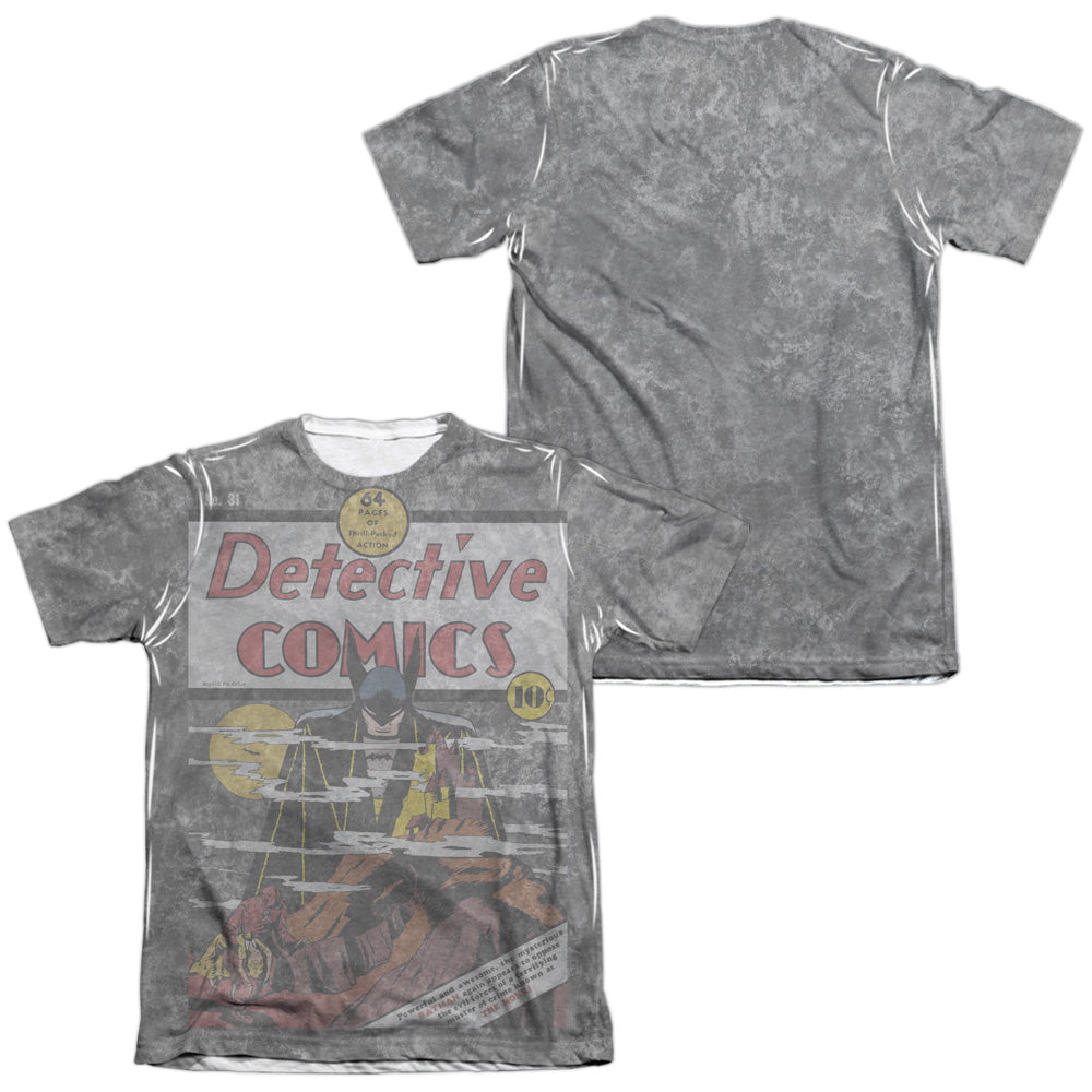 Dc - Detective #31 Cover (Front/back Print) - Adult 65/35 Poly/cotton Short Sleeve Tee - White T-shirt