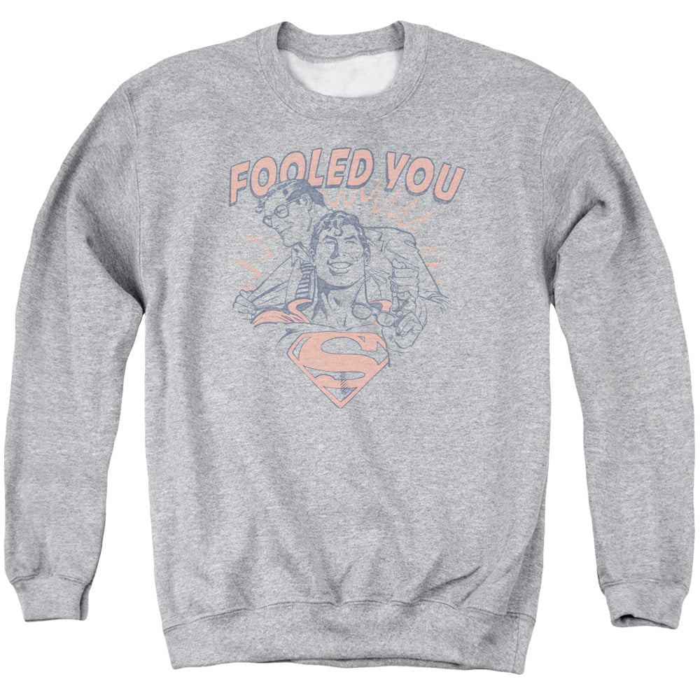 Dc - Fooled You - Adult Crewneck Sweatshirt - Athletic Heather