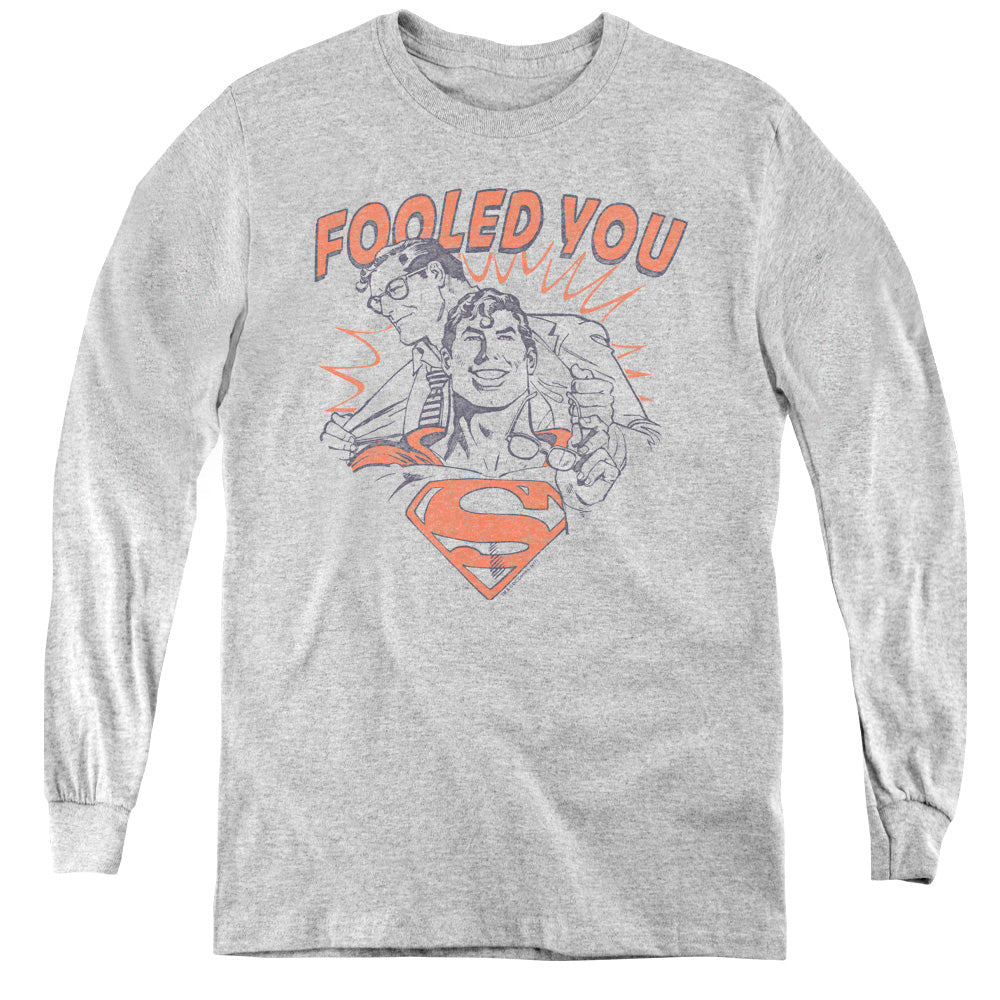 Dc - Fooled You - Youth Long Sleeve Tee - Athletic Heather