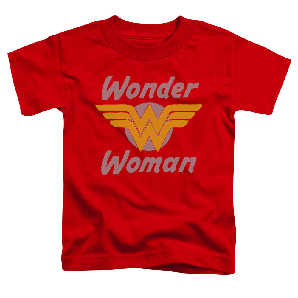 Dc - Wonder Wings - Short Sleeve Toddler Tee - Red T-shirt