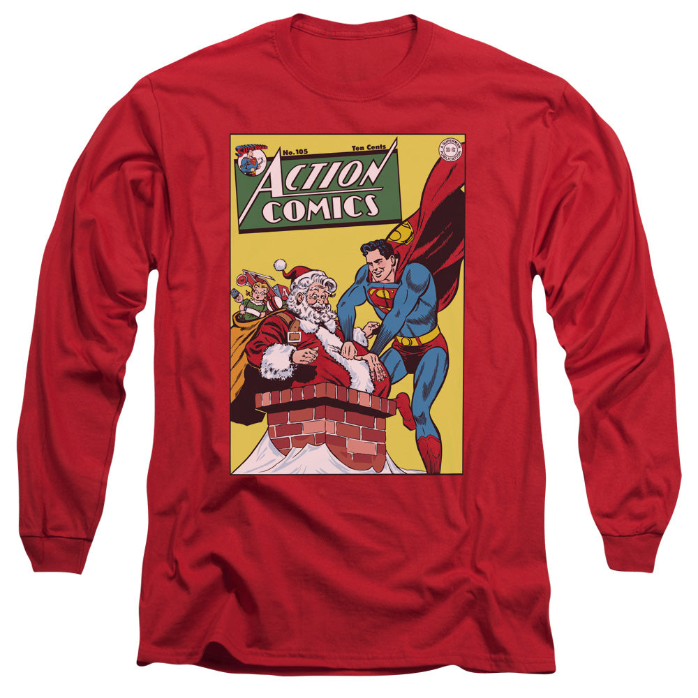 Dc - Cover No. 105 - Long Sleeve Adult 18/1 - Red T-shirt