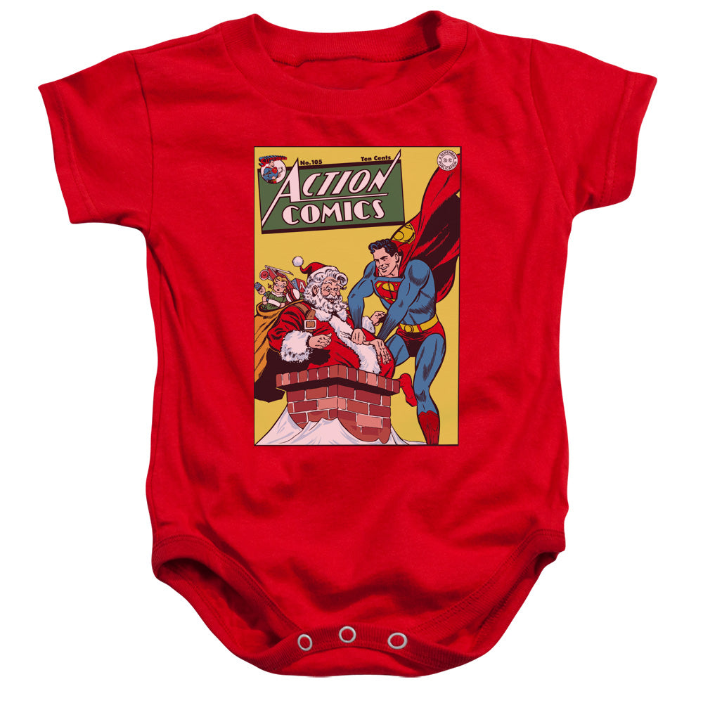 Dc - Cover No. 105-infant Snapsuit - Red
