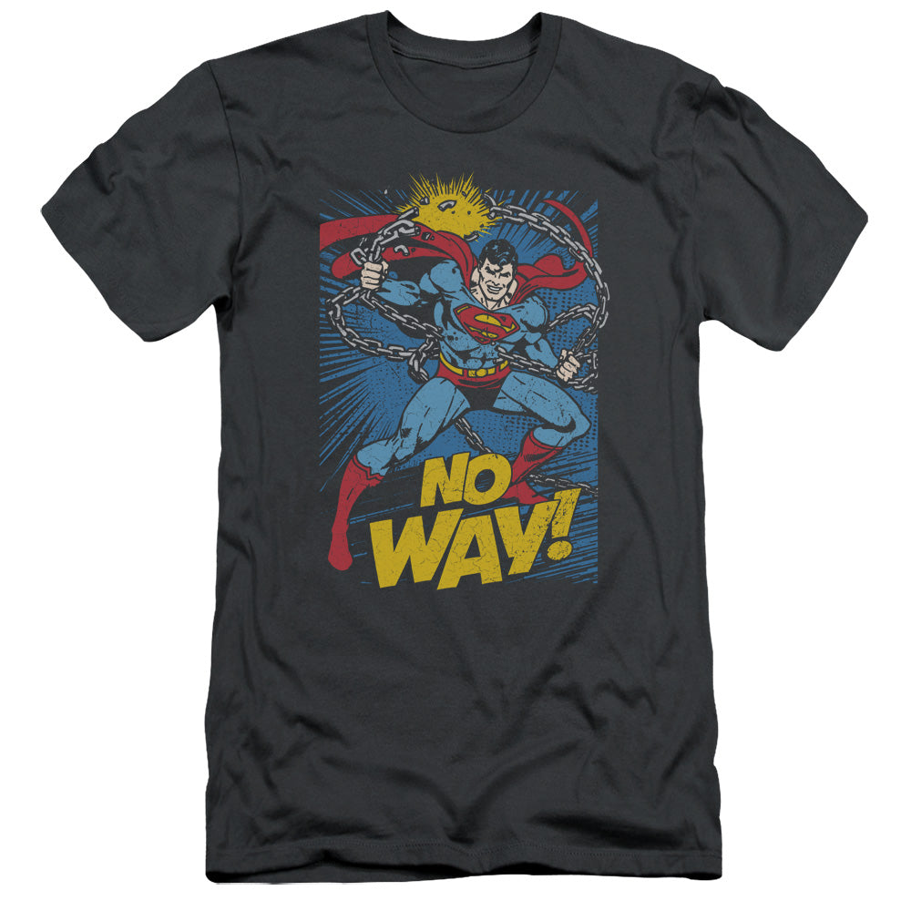 Dc - No Way - Short Sleeve Adult 30/1 - Charcoal T-shirt
