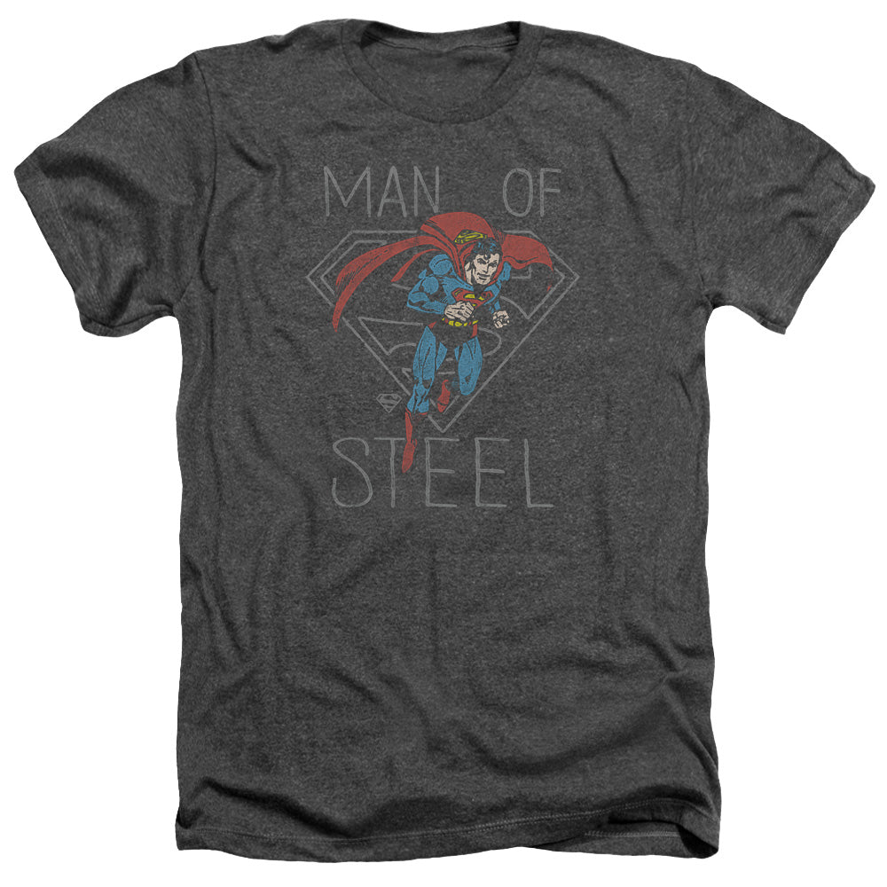 Dc - Hardened Heart - Adult Heather - Charcoal