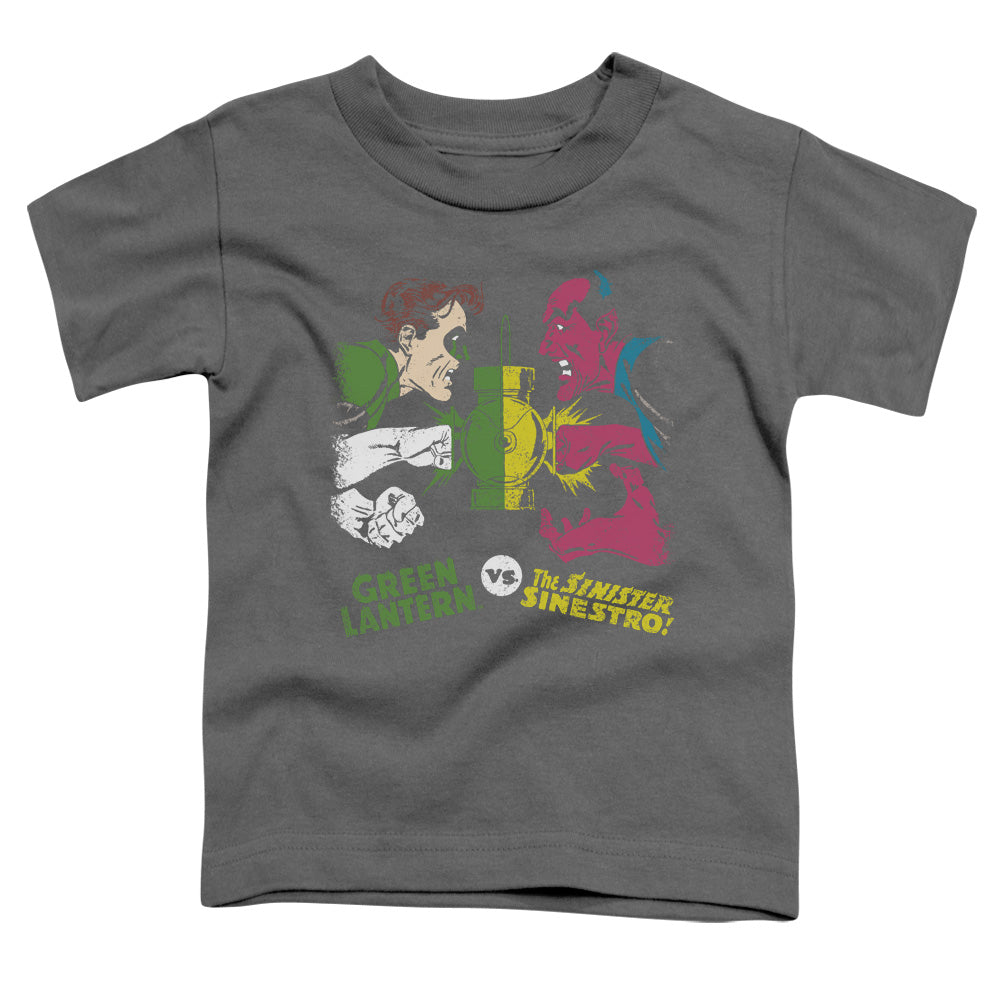 Dc - Gl Vs Sinestro - Short Sleeve Toddler Tee - Charcoal T-shirt