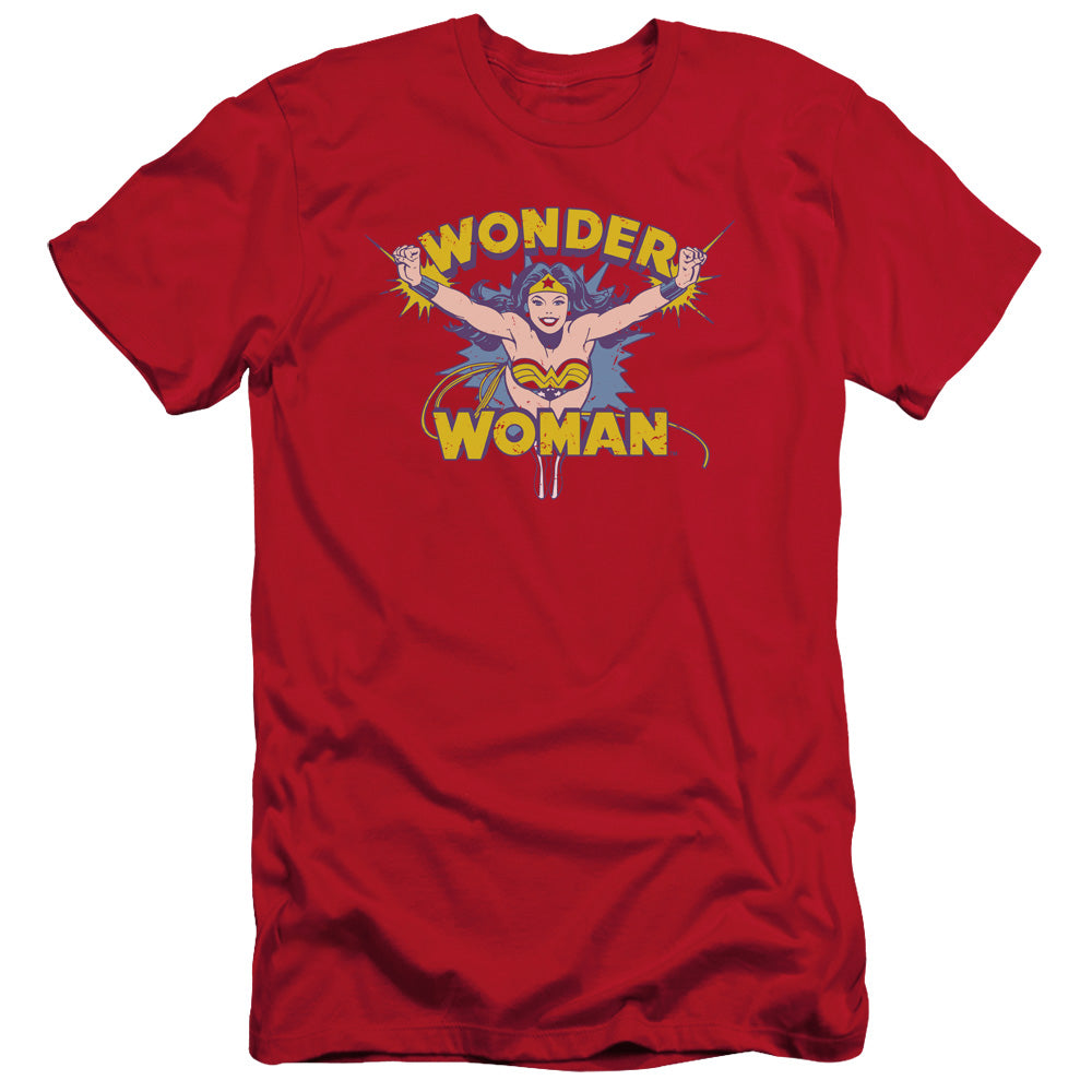 Dc - Flying Through - Short Sleeve Adult 30/1 - Red T-shirt