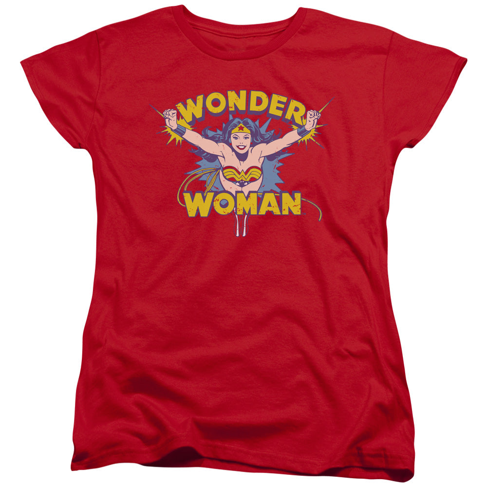 Dc - Flying Through - Short Sleeve Womens Tee - Red T-shirt