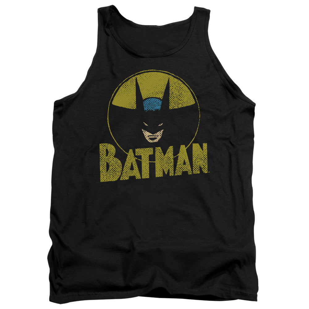 Dc - Circle Bat - Adult Tank - Black