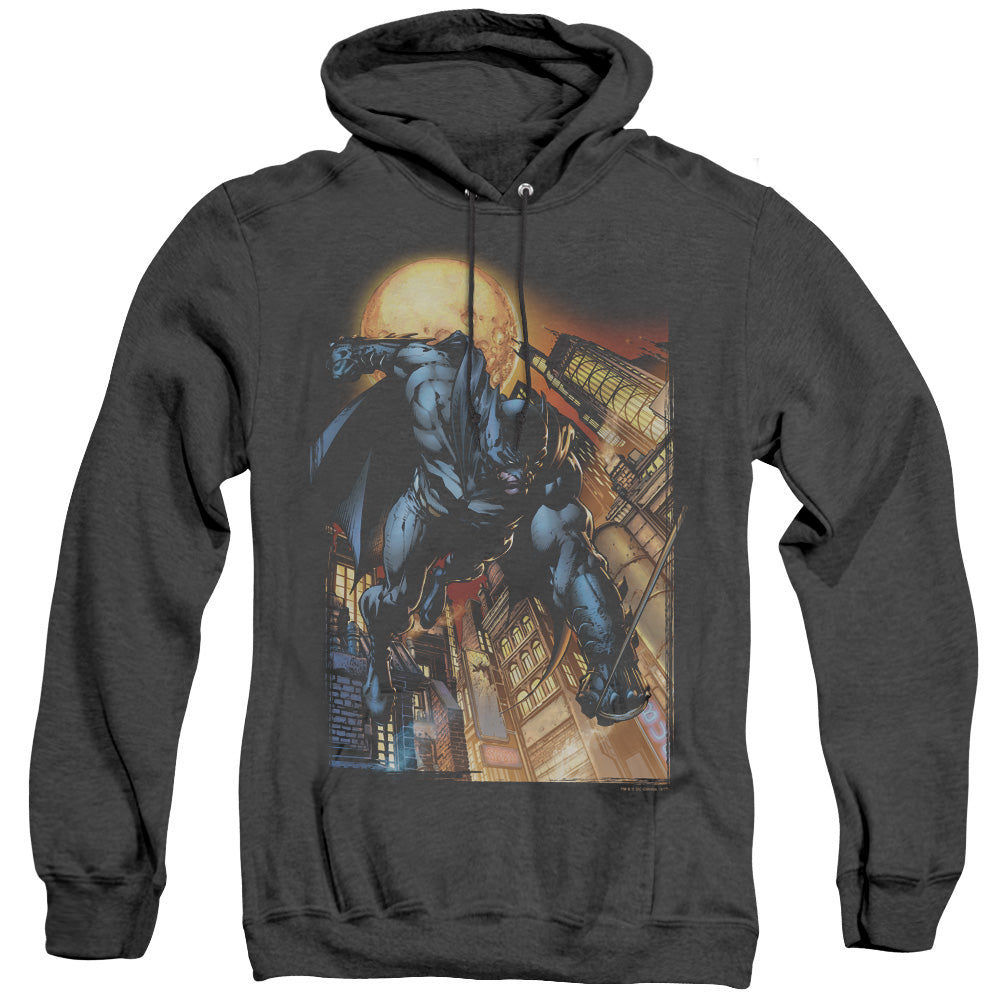 Batman - The Dark Knight #1 - Adult Heather Hoodie - Black