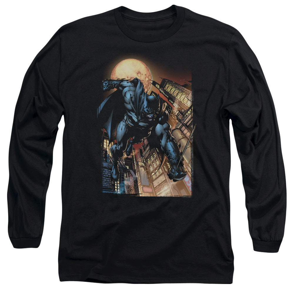 Batman - The Dark Knight #1 - Long Sleeve Adult 18/1 - Black T-shirt