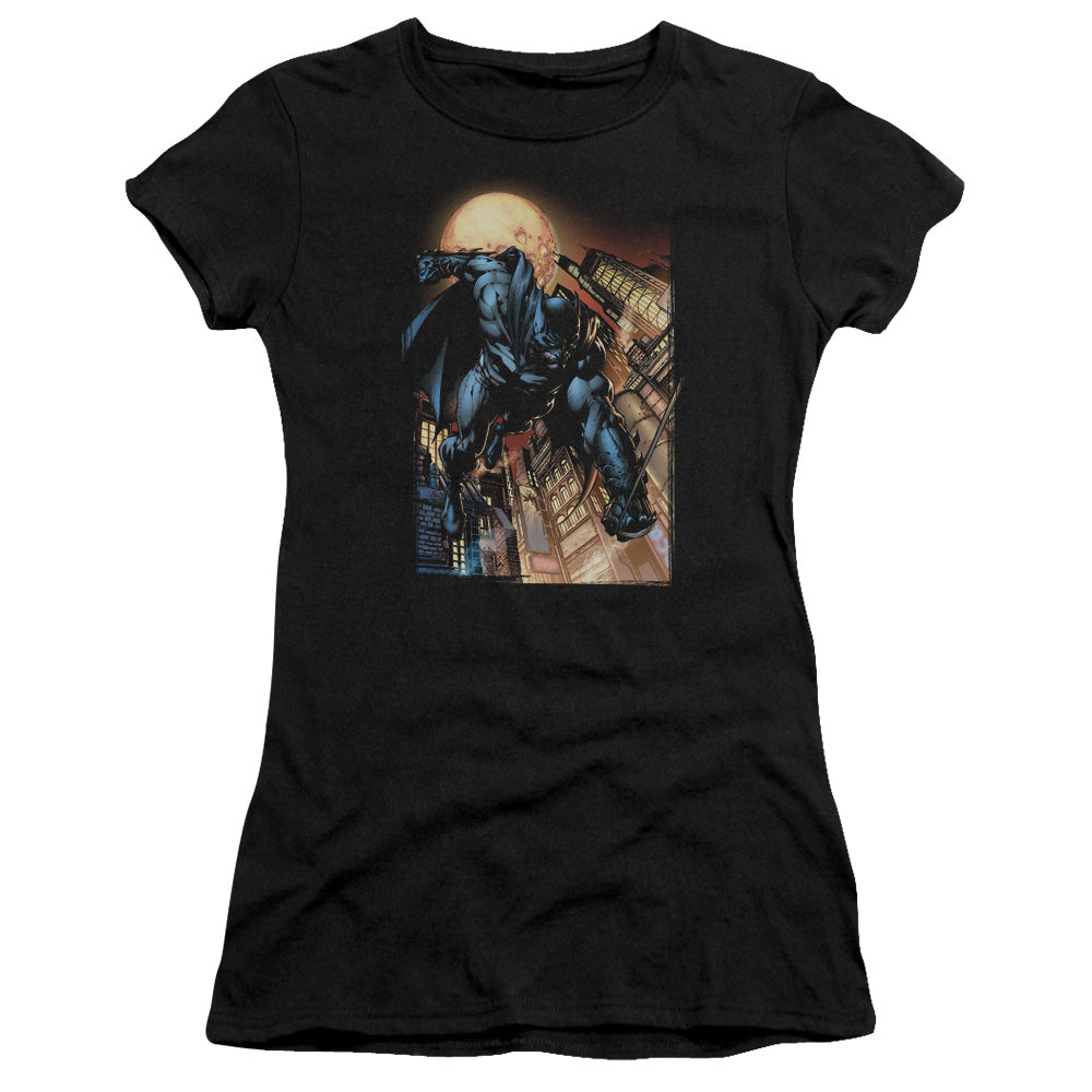 Batman - The Dark Knight #1 - Short Sleeve Junior Sheer - Black T-shirt