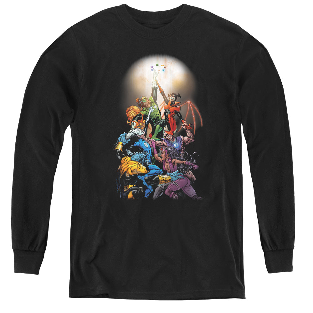 Green Lantern - Gl New Guardians #1 - Youth Long Sleeve Tee - Black