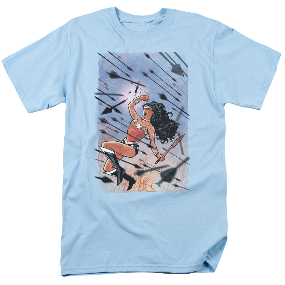 JLA WONDER WOMAN #1 - S/S ADULT 18/1 - LIGHT BLUE T-Shirt