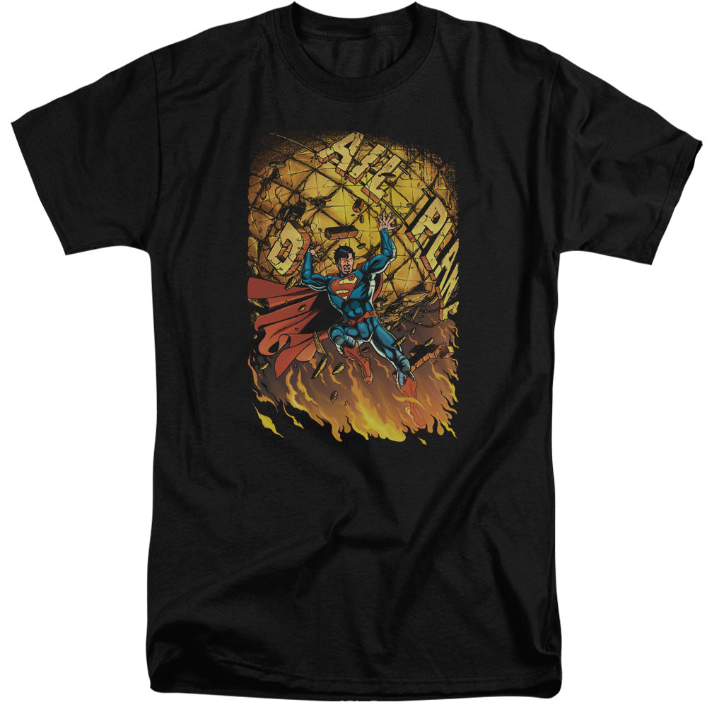 Superman - Superman #1 - Short Sleeve Adult Tall - Black T-shirt