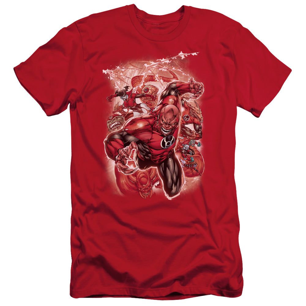 Green Lantern - Red Lanterns #1 - Short Sleeve Adult 30/1 - Red T-shirt