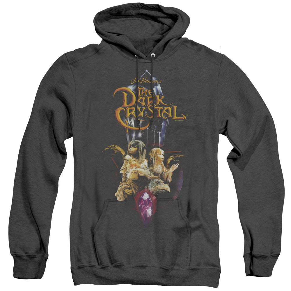 Dark Crystal - Crystal Quest - Adult Heather Hoodie - Black