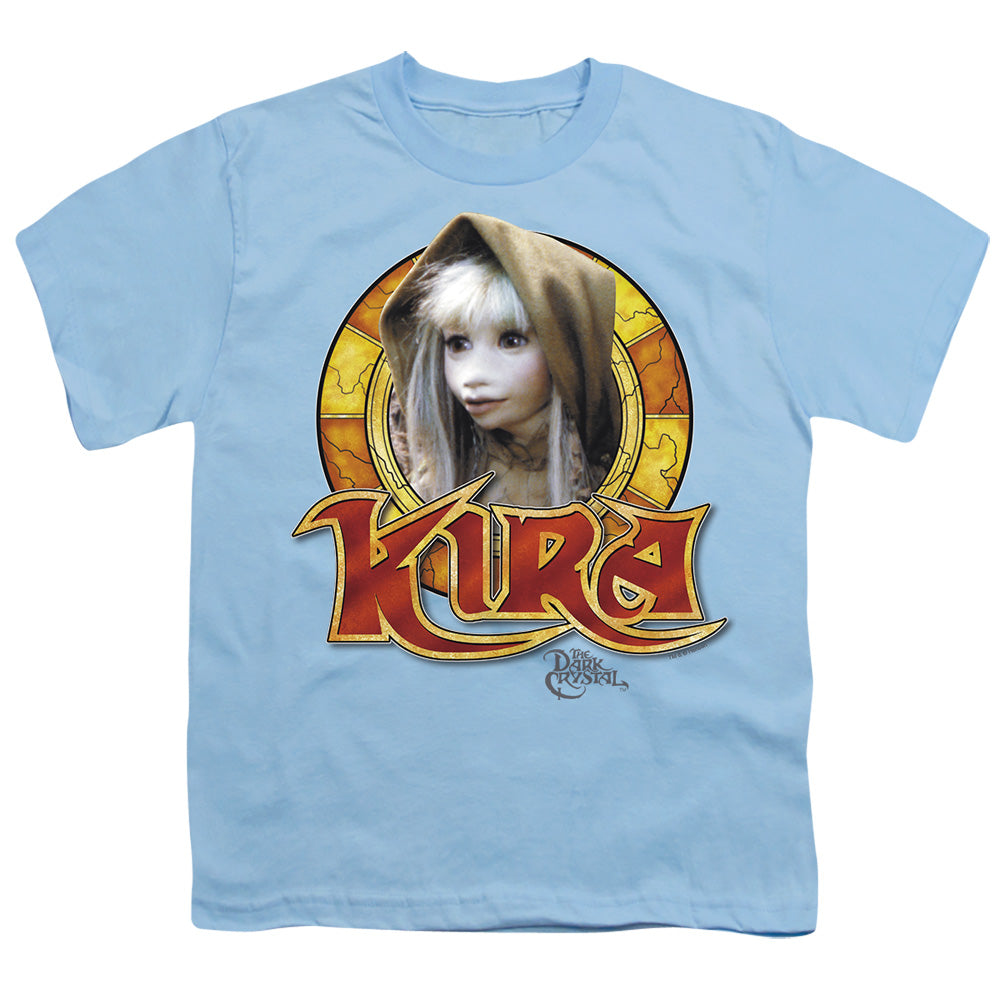 Dark Crystal - Kira Circle - Short Sleeve Youth 18/1 - Light Blue T-shirt