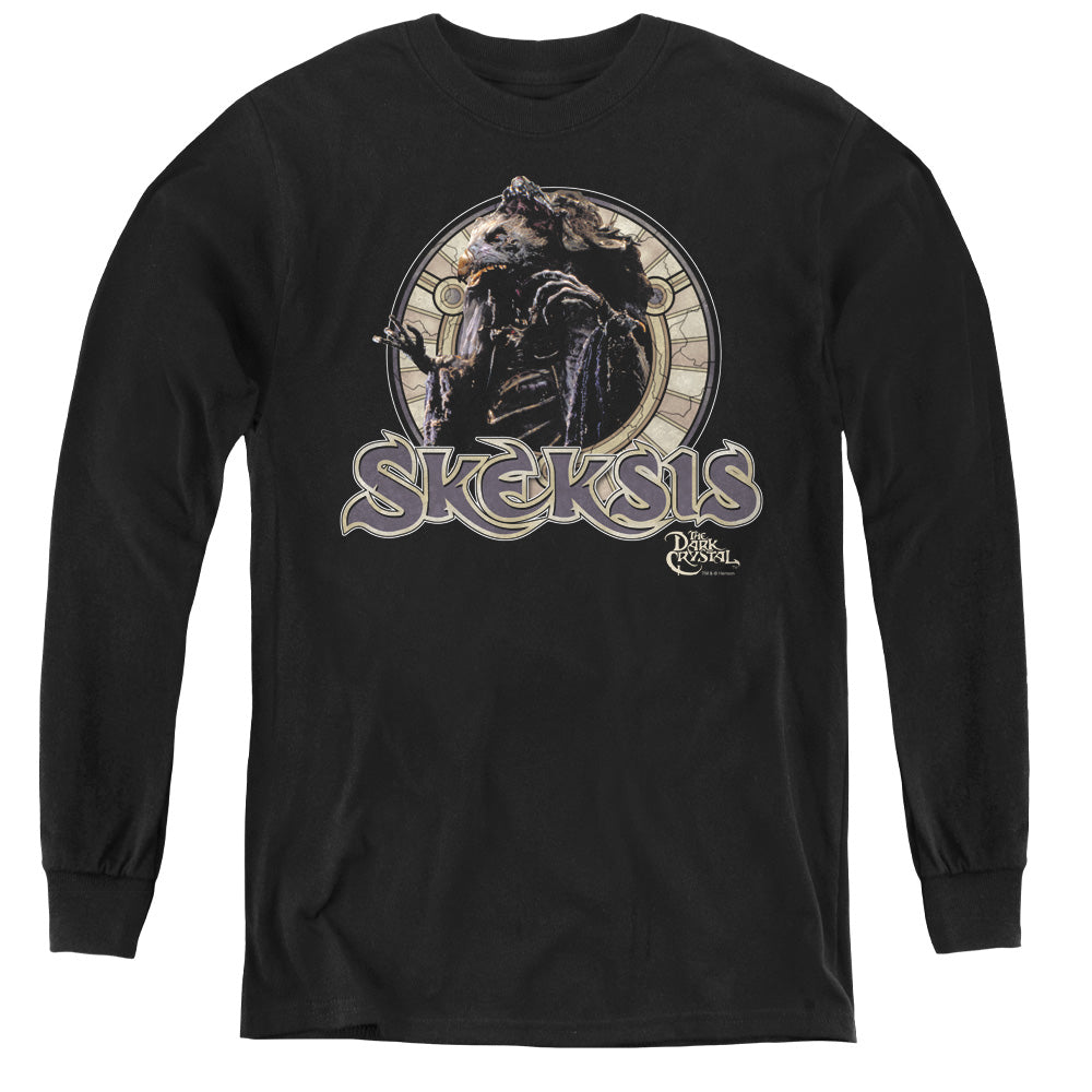 DARK CRYSTA KEKSIS - YOUTH LONG SLEEVE TEE - BLACK T-Shirt