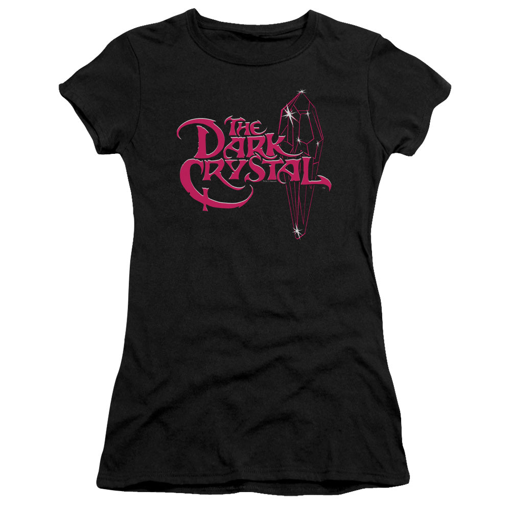 Dark Crystal - Bright Logo - Short Sleeve Junior Sheer - Black T-shirt