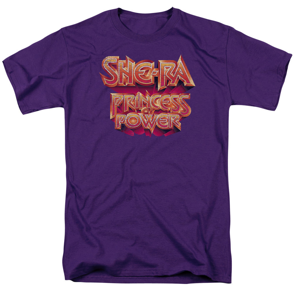 She Ra - Logo - Short Sleeve Adult 18/1 - Purple T-shirt