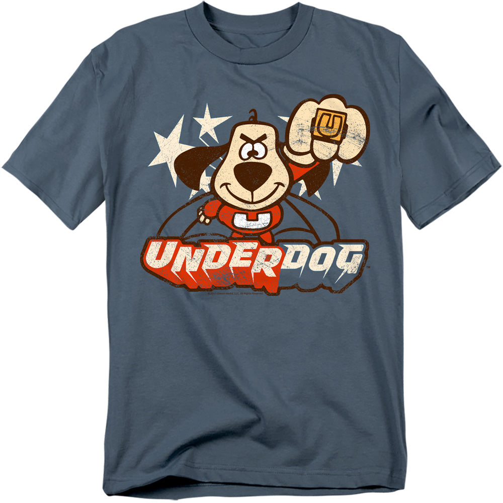 Underdog - Flying Logo - Short Sleeve Adult 18/1 - Slate T-shirt
