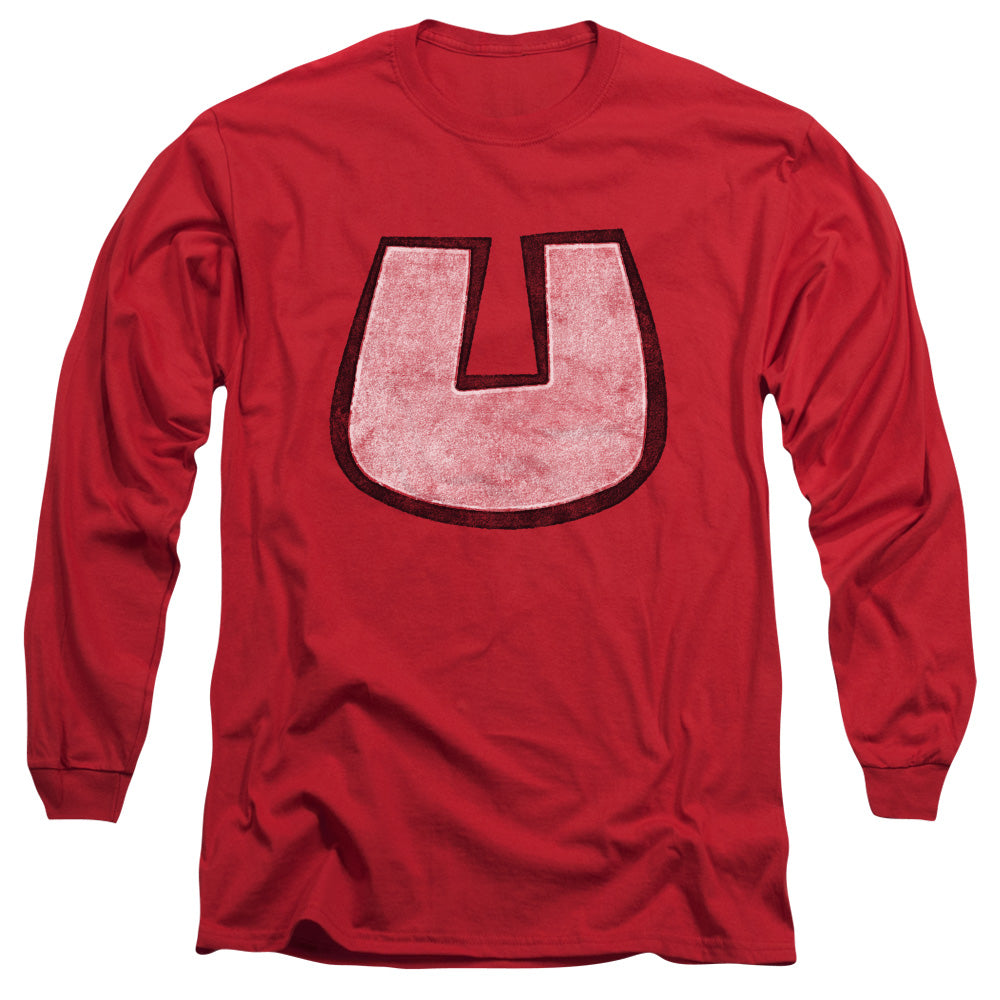 Underdog - U Crest - Long Sleeve Adult 18/1 - Red T-shirt