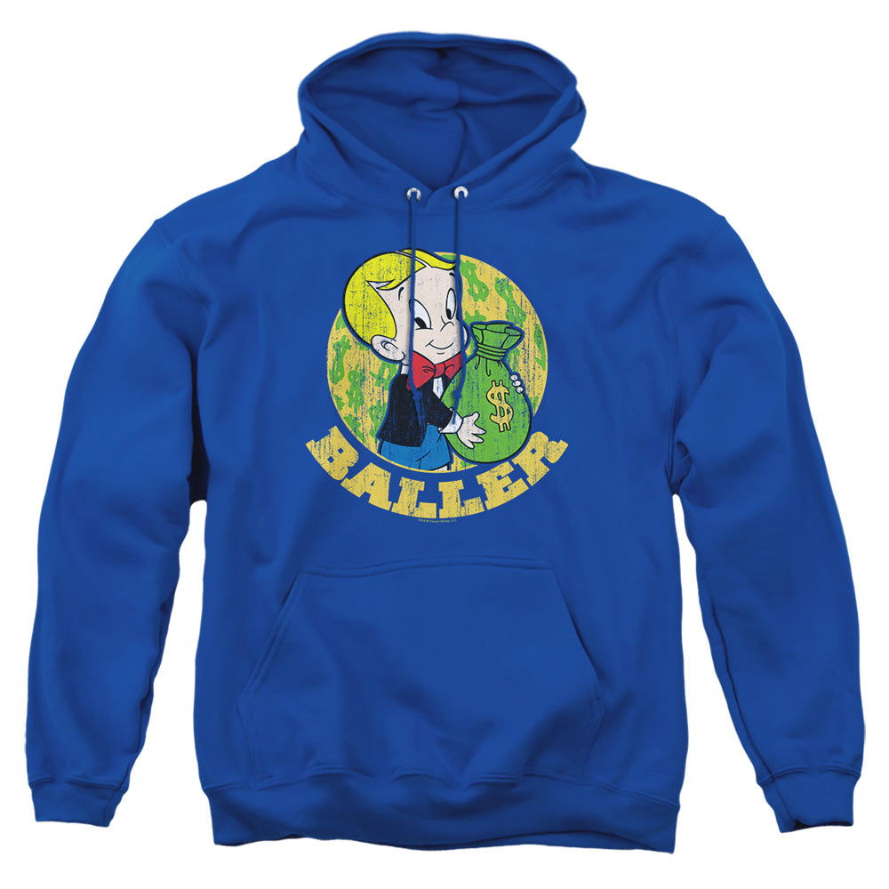 Richie Rich - Baller - Adult Pull-over Hoodie - Royal Blue