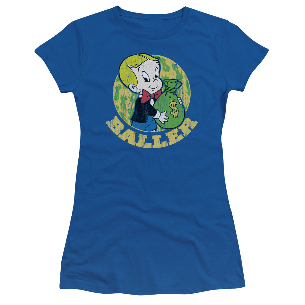 Richie Rich - Baller - Short Sleeve Junior Sheer - Royal Blue T-shirt