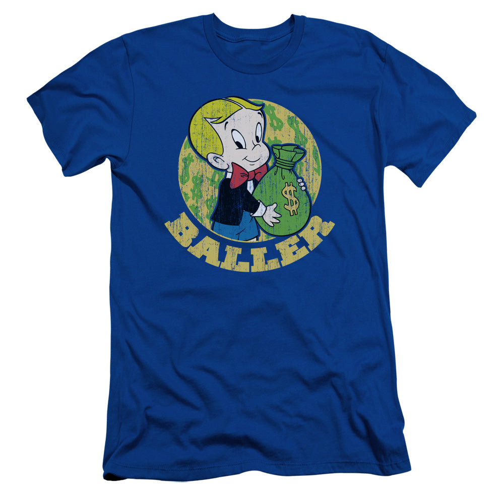 Richie Rich - Baller - Short Sleeve Adult 30/1 - Royal Blue T-shirt