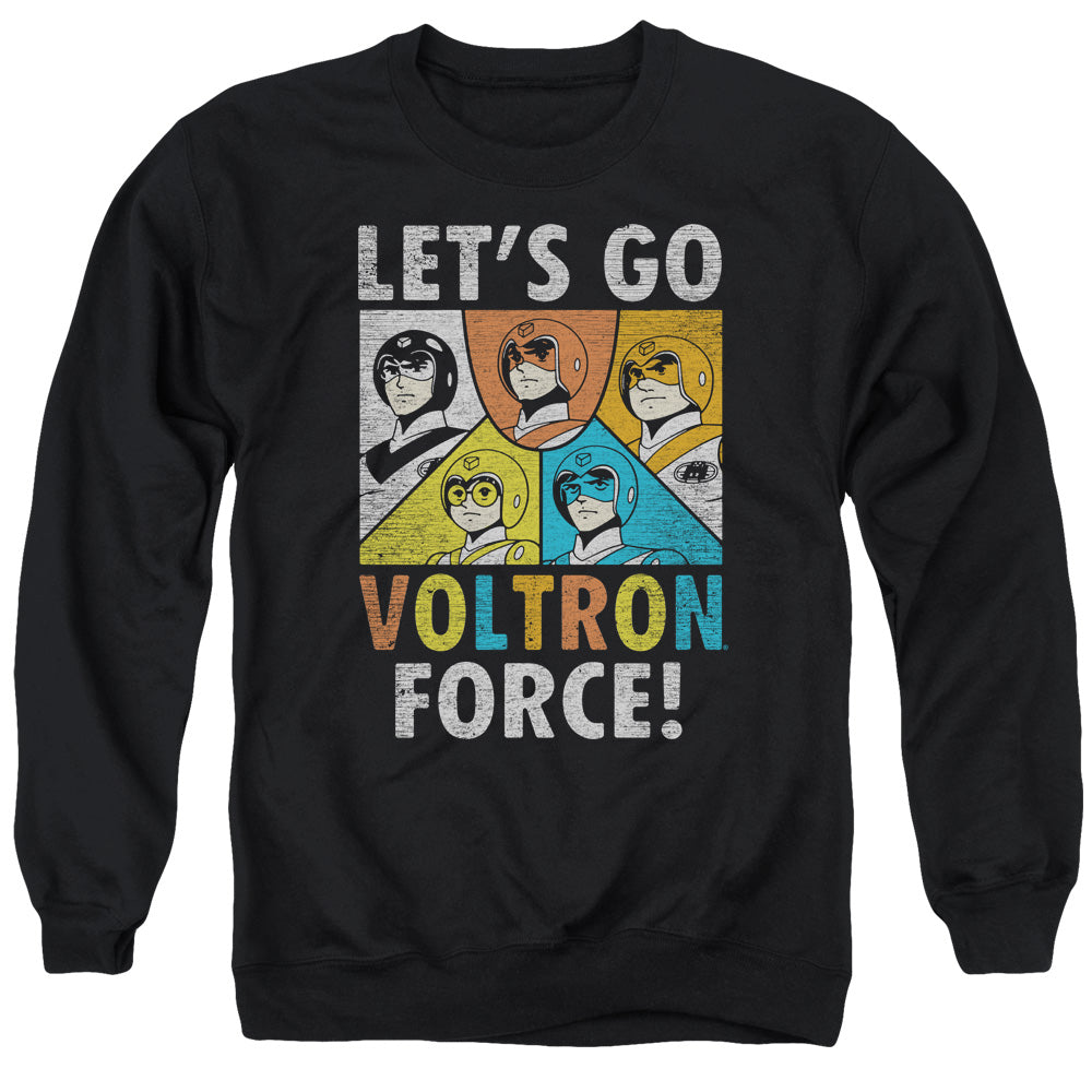 Voltron - Force - Adult Crewneck Sweatshirt - Black