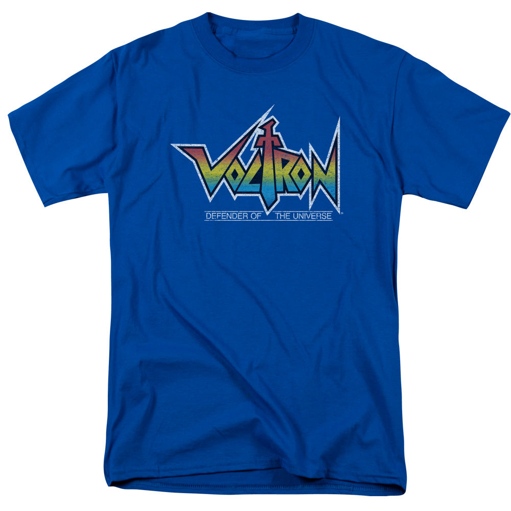 Voltron - Logo - Short Sleeve Adult 18/1 - Royal Blue T-shirt