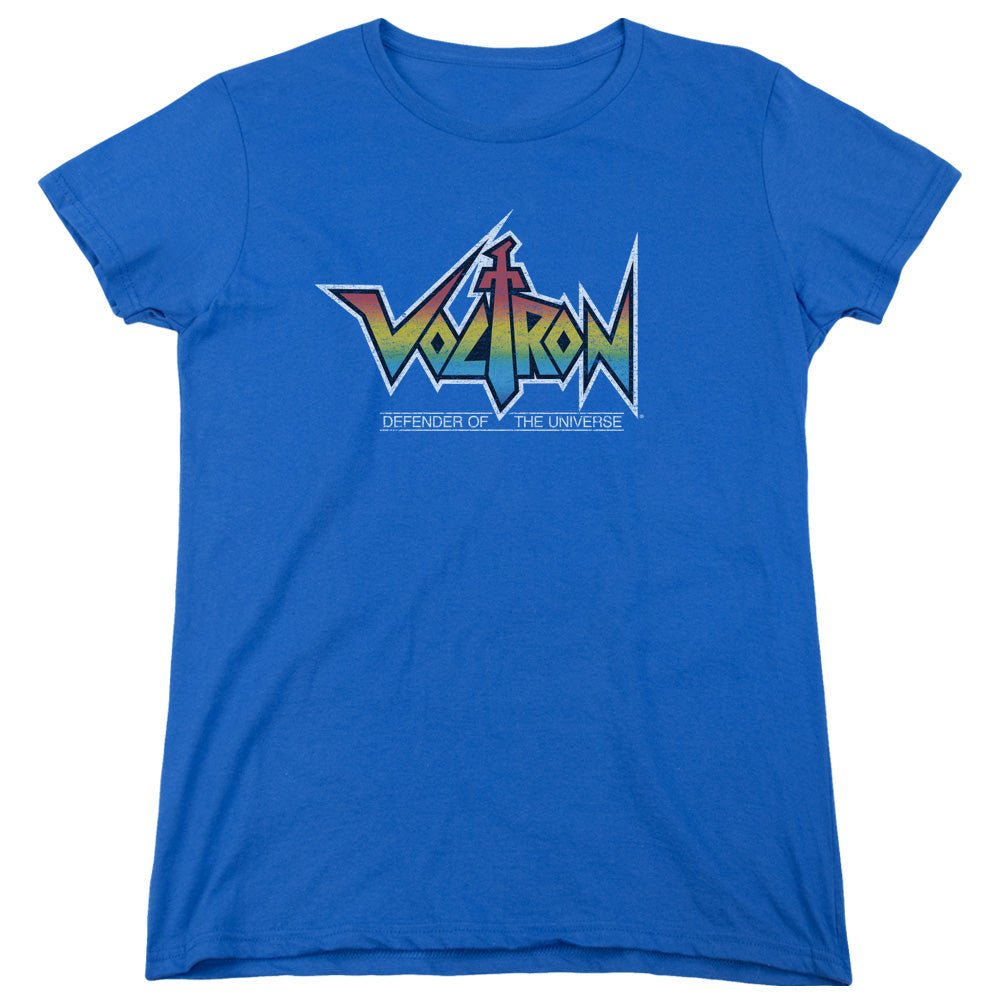 Voltron - Logo - Short Sleeve Womens Tee - Royal Blue T-shirt