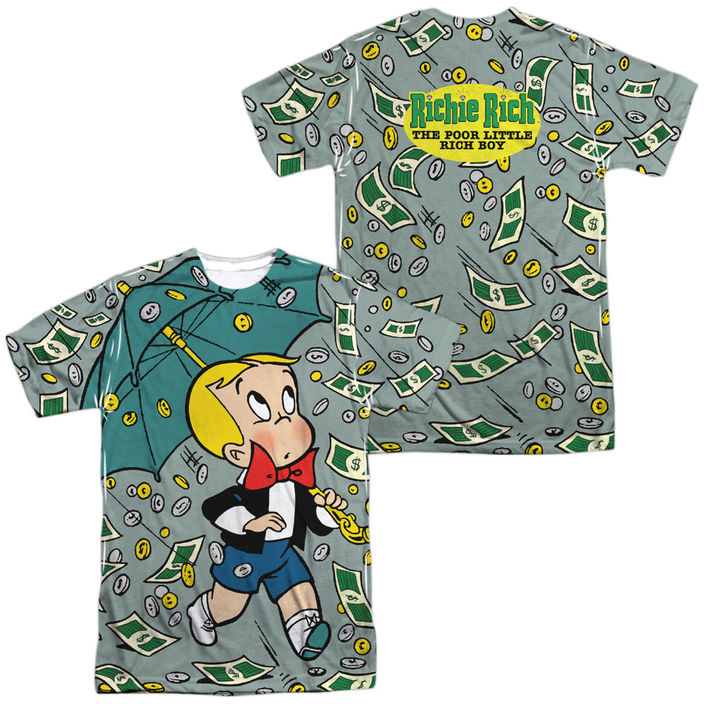 RICHIE RICH LET IT RAIN (FRONT/BACK PRINT)-S/S ADULT T-Shirt