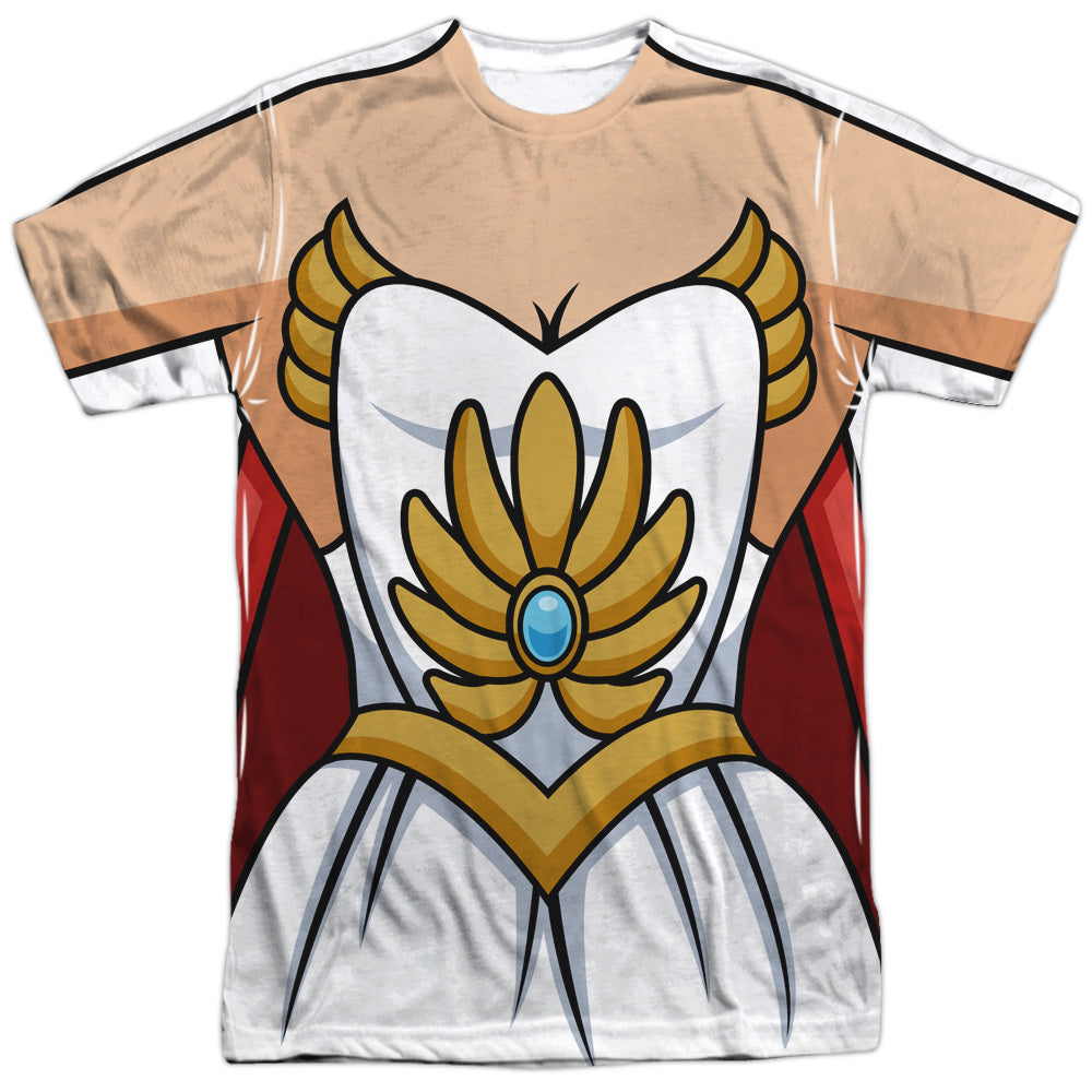 She Ra - Costume - Short Sleeve Adult Poly Crew - White T-shirt