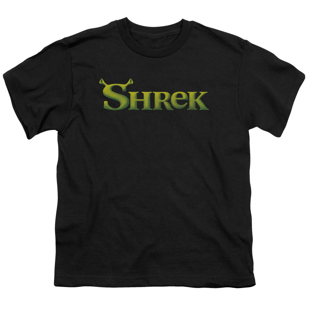 Shrek - Logo - Short Sleeve Youth 18/1 - Black T-shirt