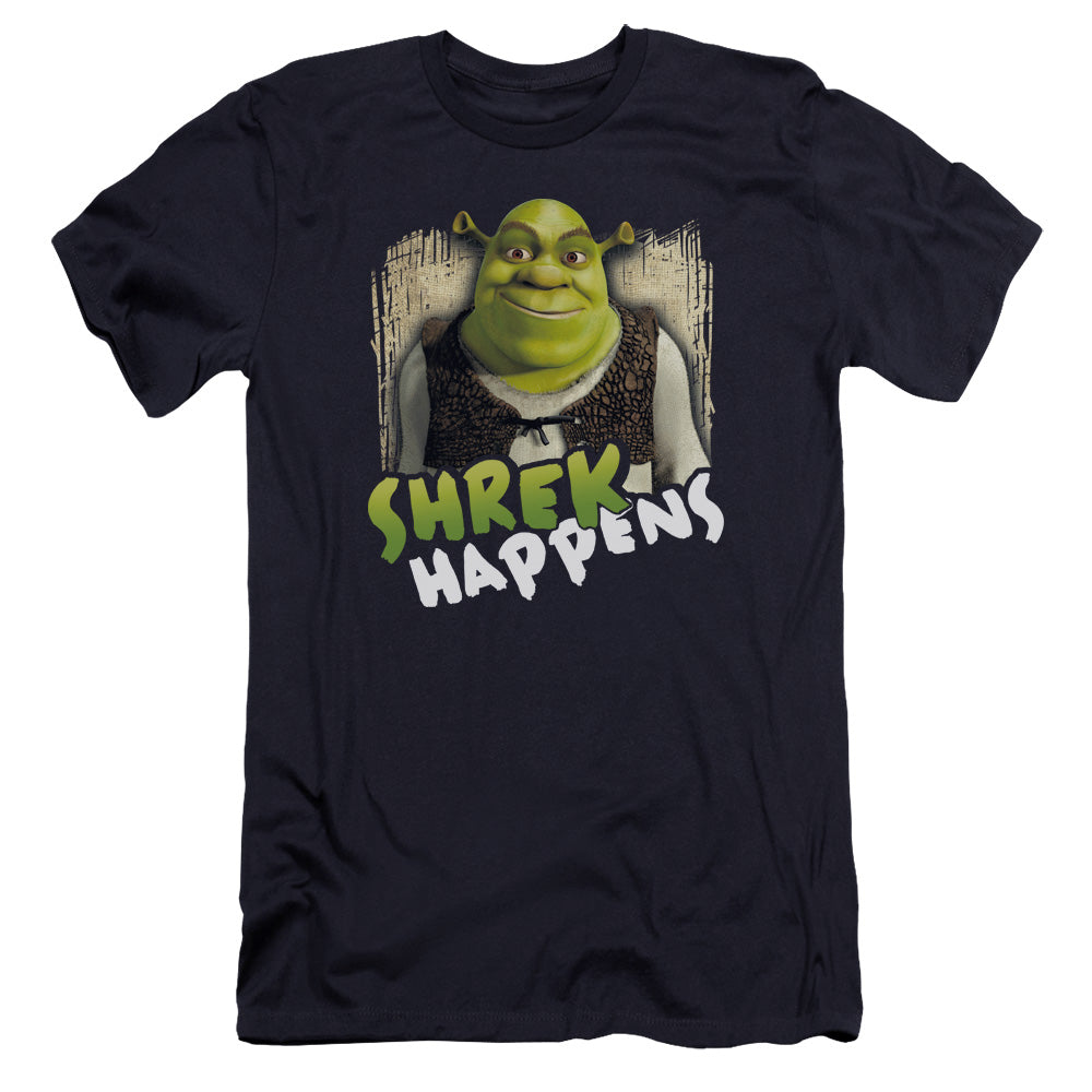 Shrek - Happens-premuim Canvas Adult Slim Fit 30/1 - Navy