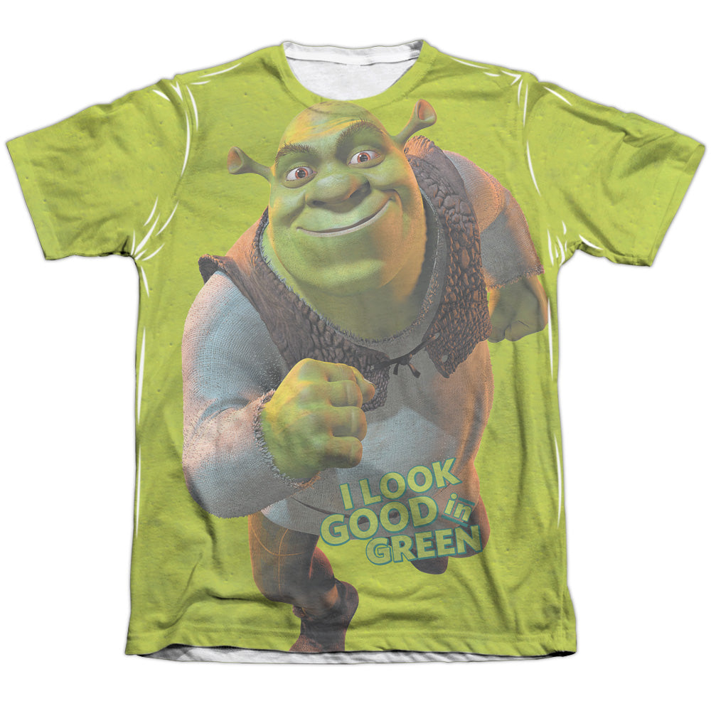 Shrek - Trio - Adult Poly/cotton Short Sleeve Tee - White T-shirt
