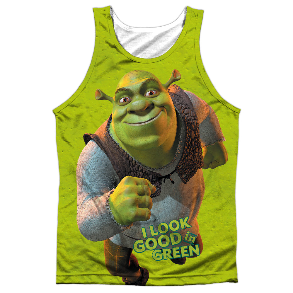 Shrek - Trio - Adult 100% Poly Tank Top - White