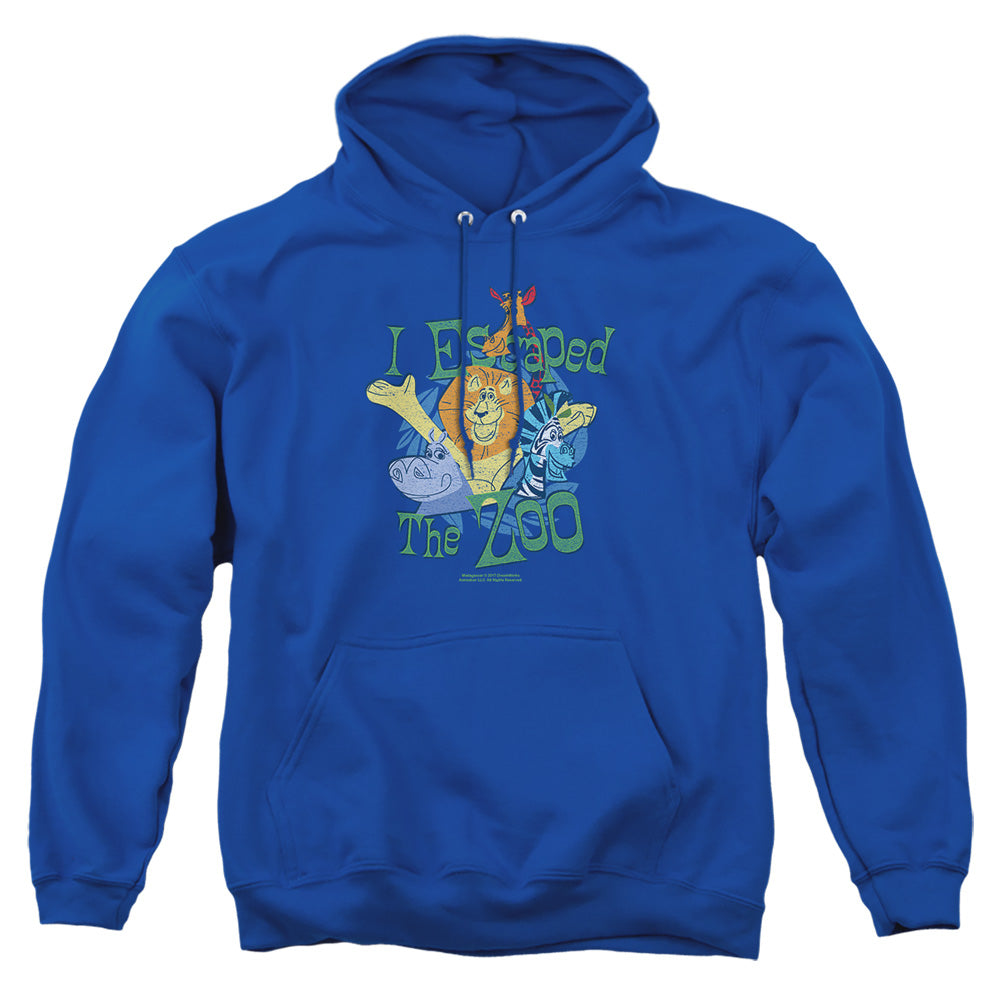 Madagascar - Escaped - Adult Pull-over Hoodie - Royal Blue