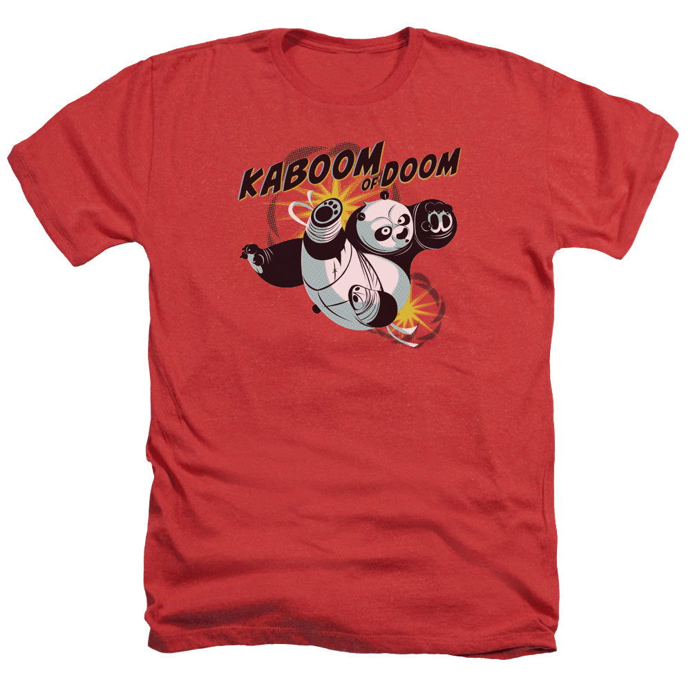 Kung Fu Panda - Kaboom Of Doom - Adult Heather - Red